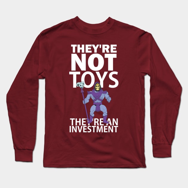 They're not toys, they're an investment - skelly Long Sleeve T-Shirt by Blind Man Studio